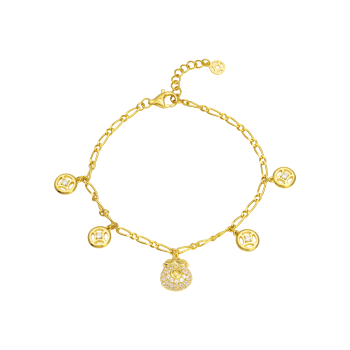 Lắc tay Vàng 18K đính đá ECZ